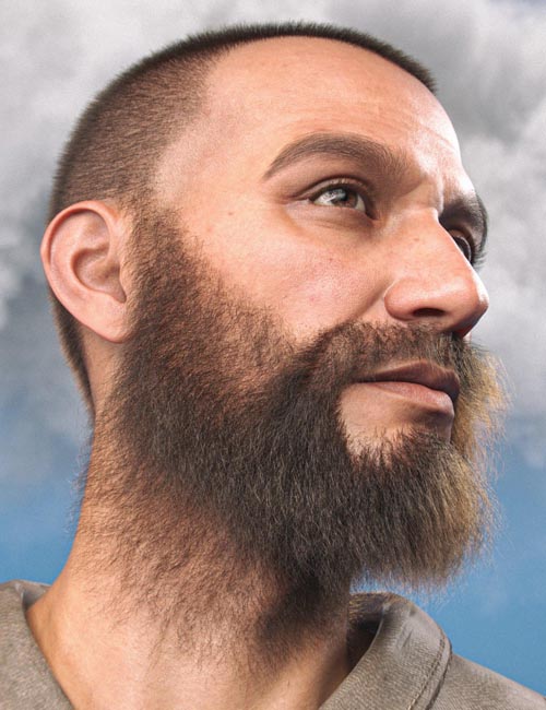 LI Sailor's Life Beard for Genesis 9