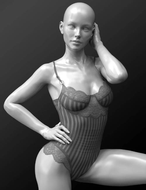 X-Fashion Grace Bodysuit for Genesis 9, 8.1 and 8