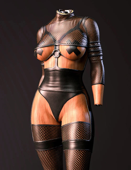 M3D dForce Obsidian Mistress Outfit for Genesis 9