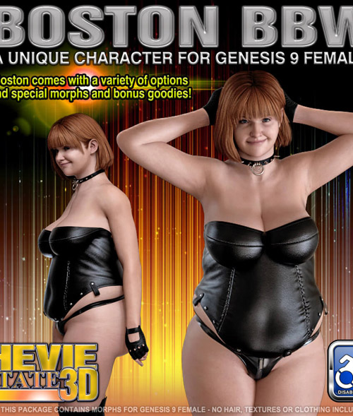 Boston BBW Character Morph for Genesis 9