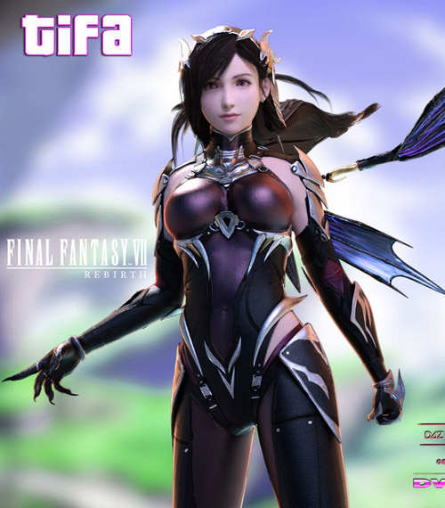 FFVII Rebirth – Tifa Lockhart (Bahamut Suit) for G8F