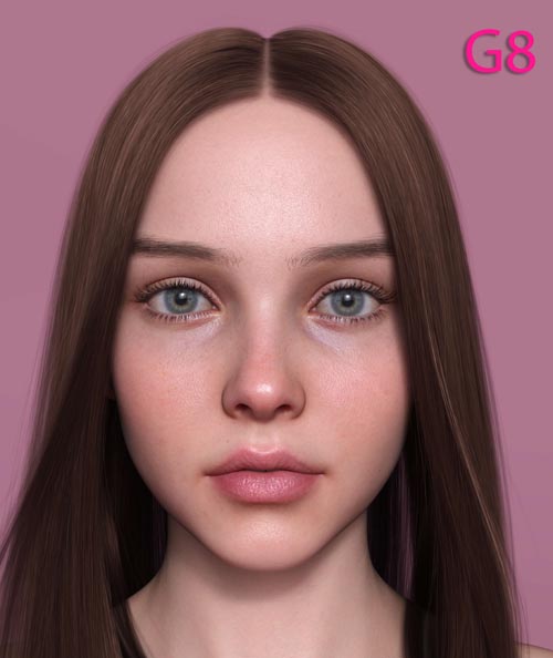 Kk Natalia Character for Genesis 8,8.1 Female