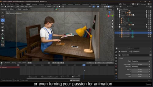 Udemy – Learn Blender 3D Character Animation – Create A Short Film