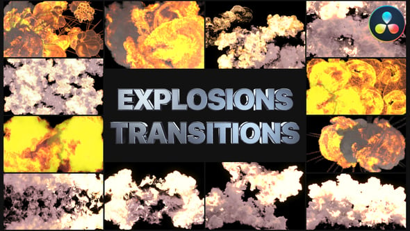 Explosion Transitions for DaVinci Resolve 57140191 Videohive