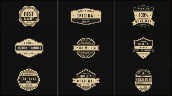 Badge and Vintage Titles | DaVinci Resolve 56995847 Videohive