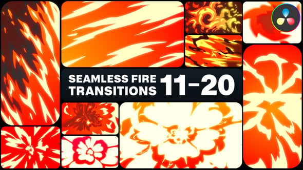 Seamless Fire Transitions for DaVinci Resolve 57107920 Videohive