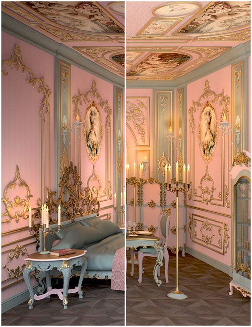 Rococo Room Add-Ons: Shaders and Additional Furniture