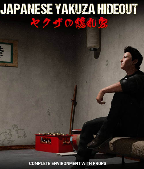 Japanese Yakuza Hideout Environment