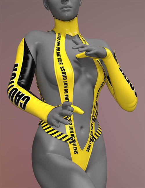 Sexy Hazard Texture Add-On for Slim Cut Bodysuit
