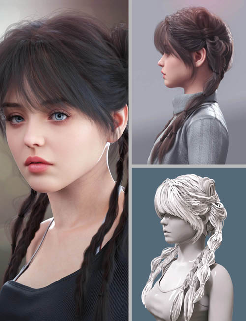 MB Panni Hair for Genesis 9