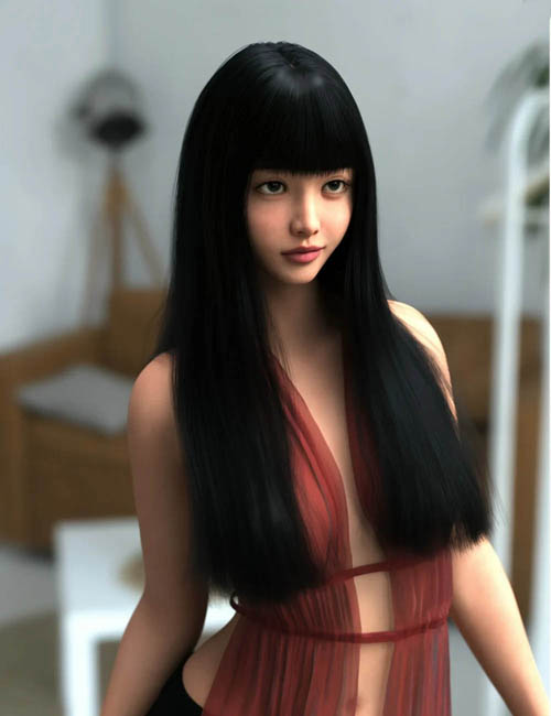 dForce Laurelei Lee Hair For Genesis 9