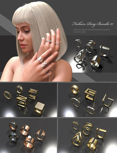 Fashion Ring Bundle 01