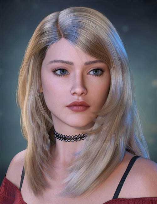 ALO Kasia Hair for Genesis 9, 8 and 8.1 Females