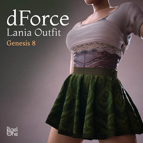dForce Lania Outfit for Genesis 8 Female