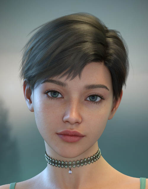 ALO Nikoletta Hair for Genesis 9, 8 and 8.1 Females