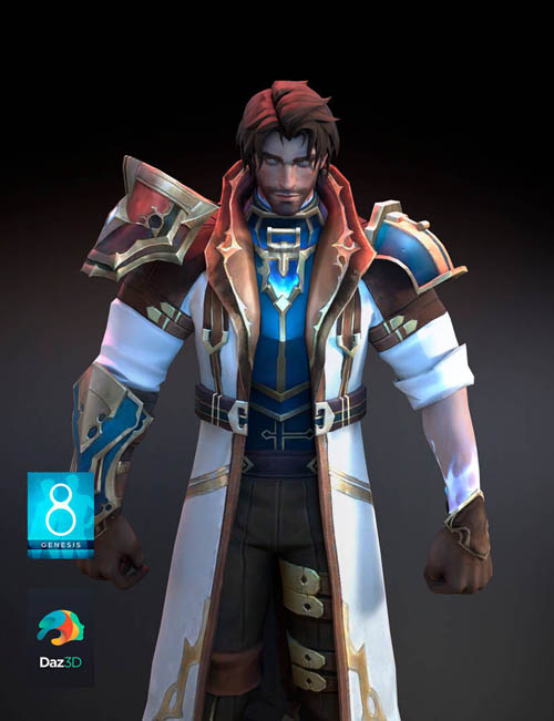 Arcane Survivor Jayce for Genesis 8 Male