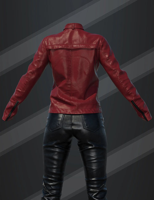 dForce SU Leather Outfit for Genesis 9, 8.1, and 8 Female