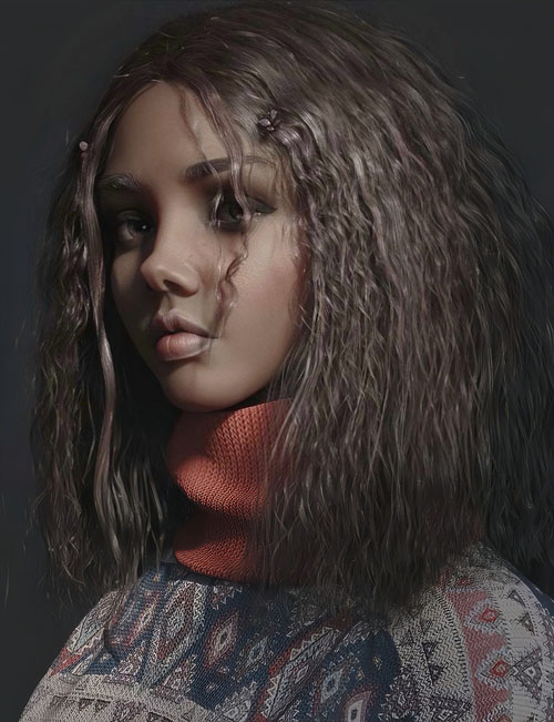 RAV Alisa Hair for Genesis 8.1 Female(s)