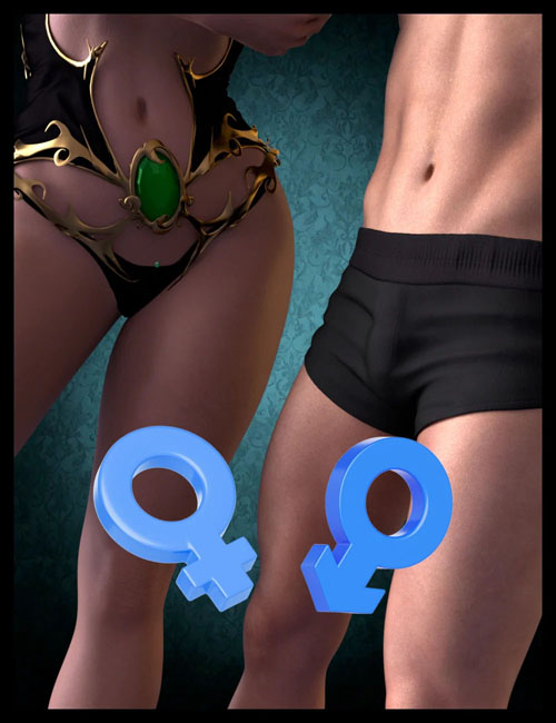 ND Intimate Piercings for Genesis 9 and Anatomies (Female and Male)