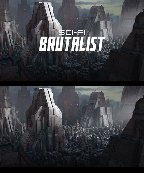Sci-Fi Brutalist