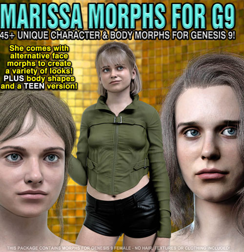 Marissa Morphs for Genesis 9