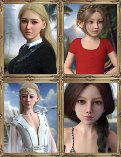 Vo Ava, And Young, and Vo Air,and Young HD for Genesis 9 Character Bundle