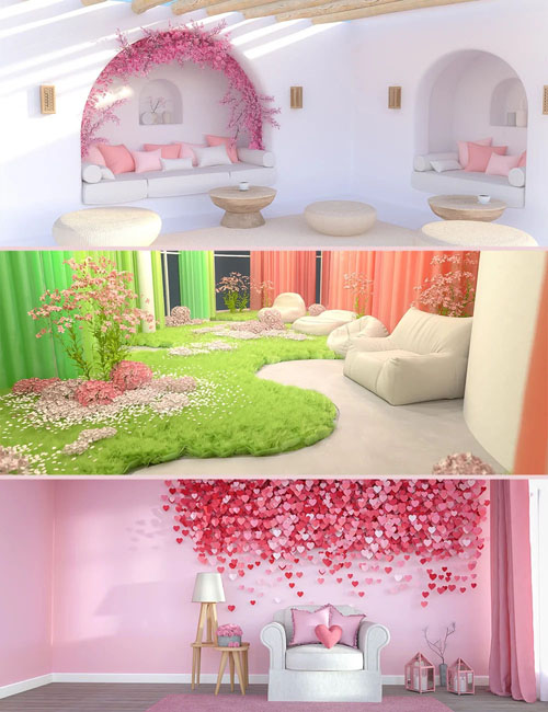 Romantic Photoshoot Backdrop Bundle