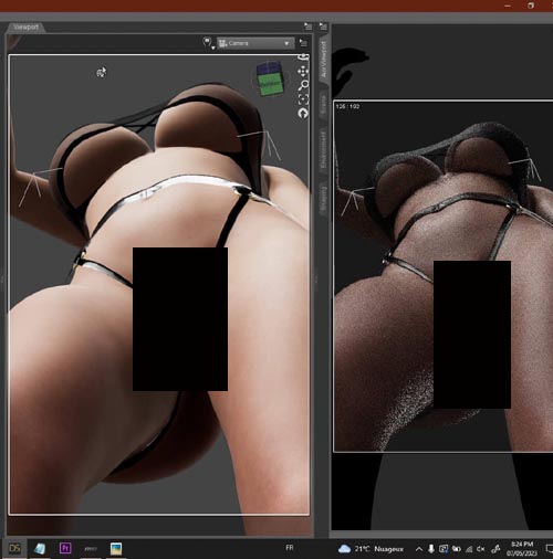 DAZ3D: How To Perfect Genitalia Look With Best Quality ?