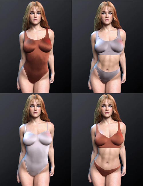 X-Fashion Most Basic Lingerie Set for Genesis 9 and 8, 8.1 Female