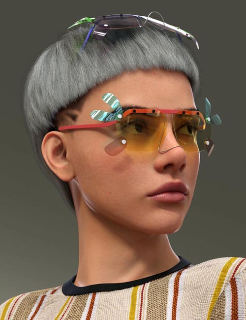 AK Punk Hair Vol 01 for Genesis 9