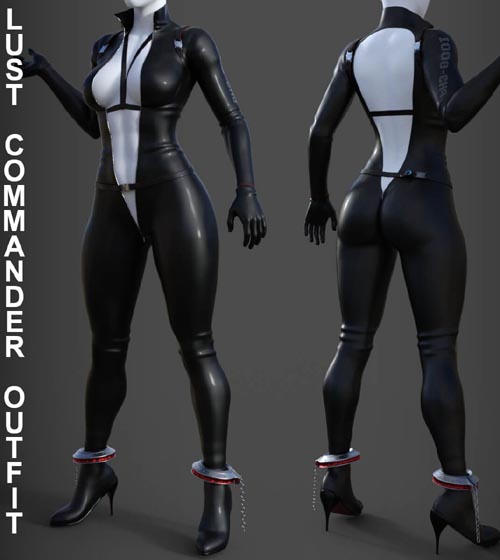 Lust Commander Outfit for Genesis 8 Female