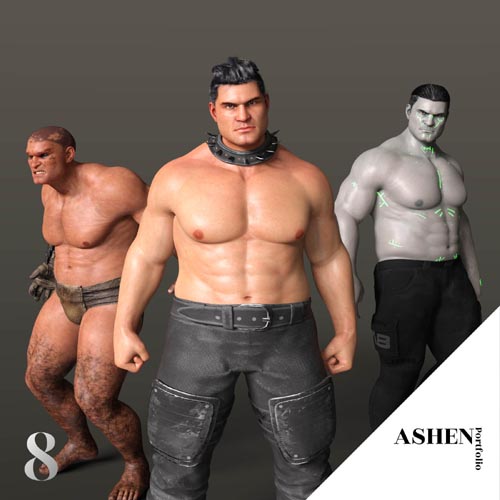 Grave Happard Character Morph for G8M, 8.1M and G9