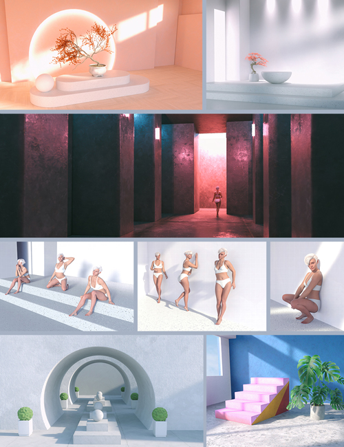 Simple Photoshoot Backdrop Bundle 01