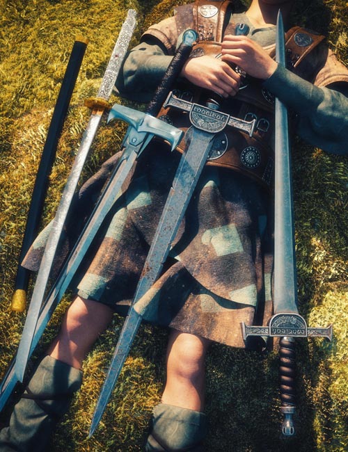 Highlander Swords Texture Add-On