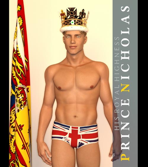 HRH Prince Nicholas for Genesis 8.1 Male