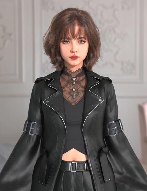 dForce Princess Petra's Shadow Streetwear for Genesis 9
