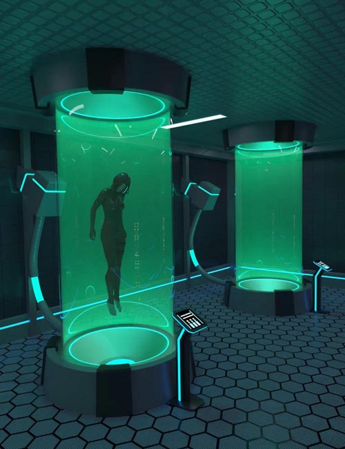 Sci-Fi Containment Tubes