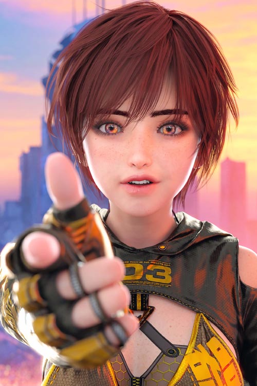 Lily for Genesis 8 Female
