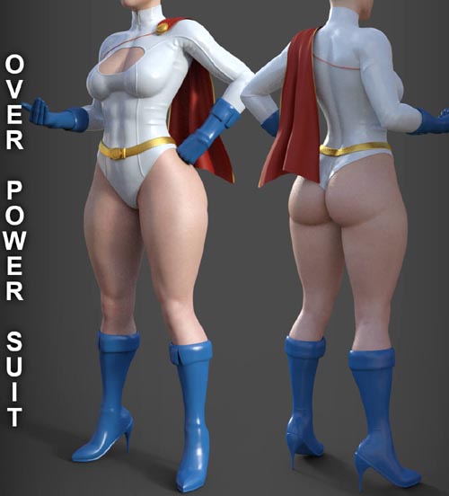 Over Power Suit for Genesis 8 Female