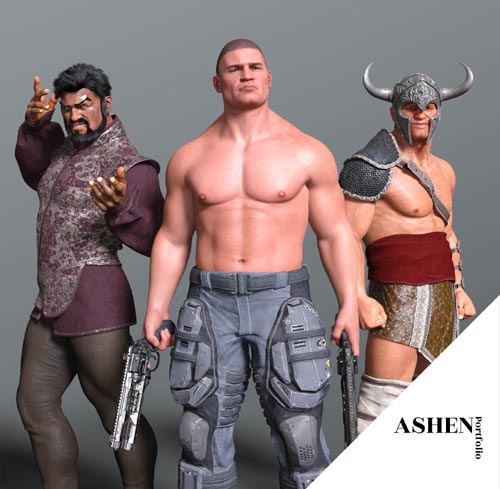 Kril Camedes Character Morph for G8M and 8.1M