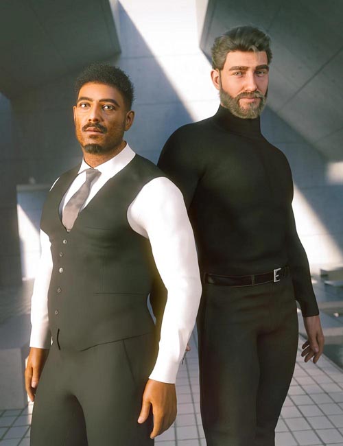 Jepe's Dramatic Stand Poses for Genesis 9 and 8 Male