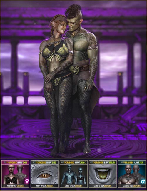 FPE Fantasy HD Skin Draconic for Genesis 9