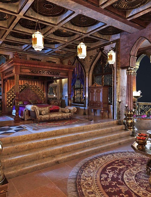 XI Arabian Palace Bedroom