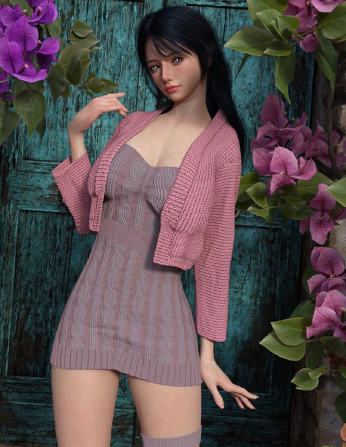 MG-Knit Cardigan & Dress G9 G8F dForce