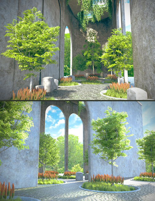 Vegetation Arch Hall