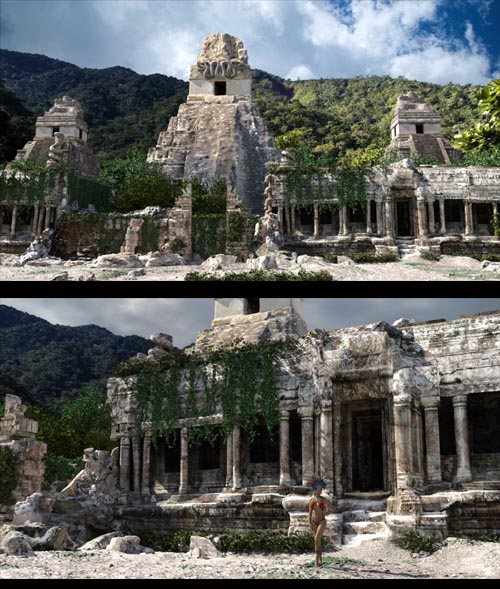 Mayan Temple For DAZ