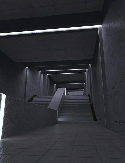 Dystopian Stairway Vignette