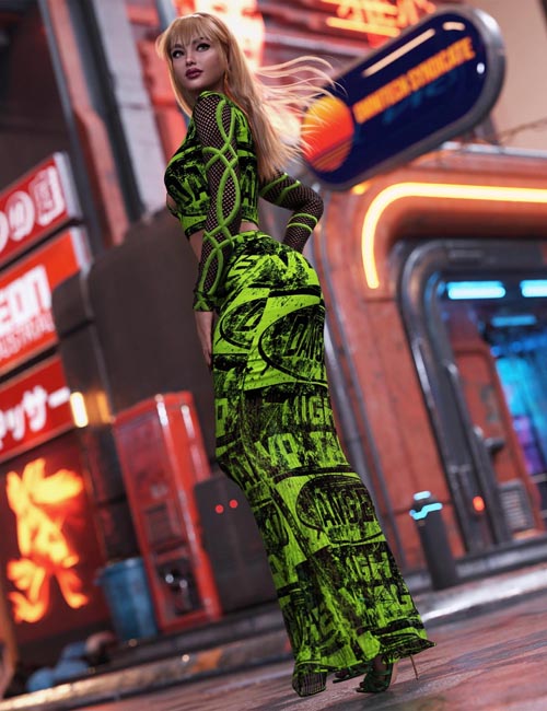 dForce Elisaya Outfit for Genesis 9