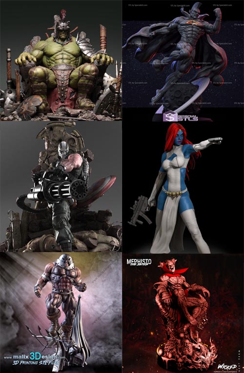 3D PRINT MODEL COLECTION 4-7-2025 P.1