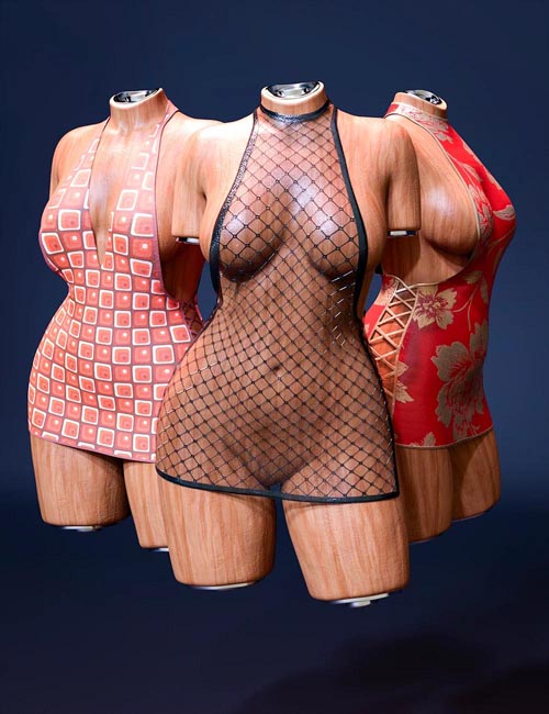 M3D dForce Darklace Dress for Genesis 9
